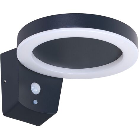 applique à led - europole ora solar - 4.4w - 3000k - 300 lm - gris - europole 69771