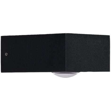 applique à led - europole zera - 3w - 3000k - bas - noir - europole 37901