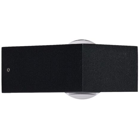 applique à led - europole zera - 3w - 3000k - haut et bas - noir - europole 37900
