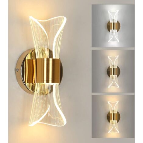 Applique a LED moderna, ideale per interni, con 3 opzioni di temperatura colore, adatta a soggiorni, camere da letto, vani scale e corridoi.