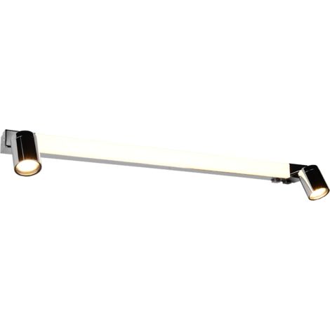 Applique à leds trio lighting enrico max 5w 2xgu10 9w 2300/3400/4000k chrome - 281479306
