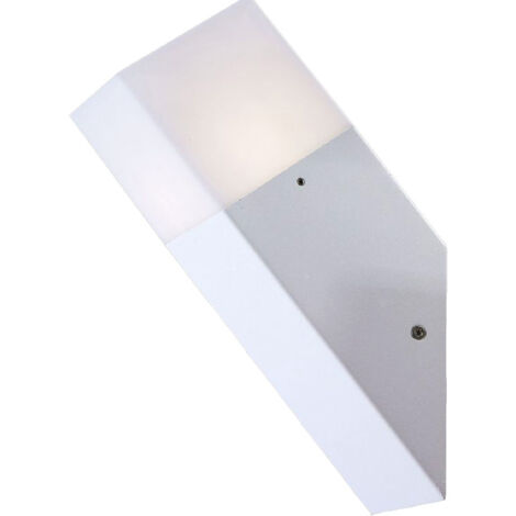 Applique a muro oblique per esterno con attacco E27 in alluminio lampada da parete per balcone terrazzo facciata casa IP44