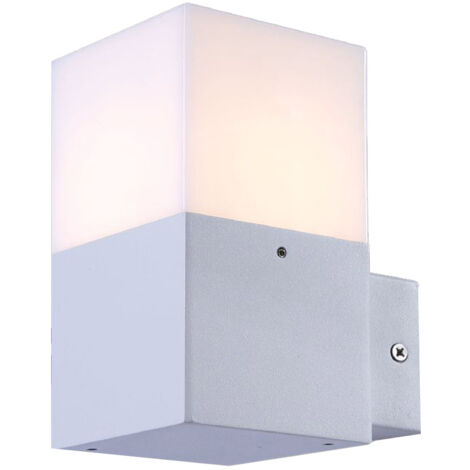Applique a muro per esterno lampada da parete in alluminio attacco E27 per facciata terrazzo balcone IP44