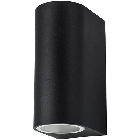 Applique a parete doppia emissione luminosa per esterno balcone terrazzo ip65 lampada UP & DOWN rotonda portalampada per faretti gu10