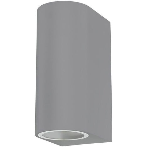 Applique a parete doppia emissione luminosa per esterno balcone terrazzo ip65 lampada UP & DOWN rotonda portalampada per faretti gu10