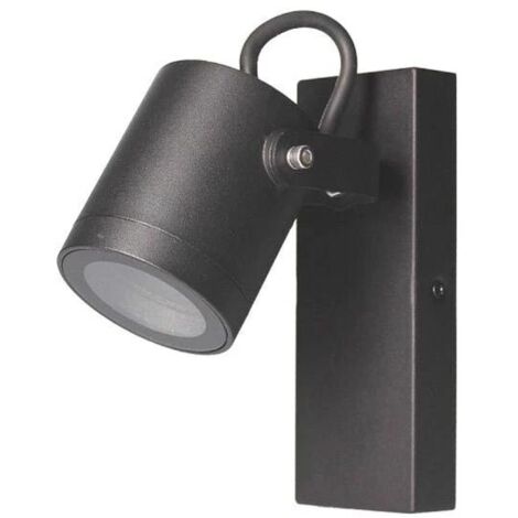 Applique A Parete Faretto Orientabile Attacco Gu10 Lampada Per Muro Esterno