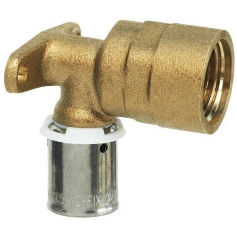 Applique à sertir femelle - Série longue - PER Ø16 - coude femelle 15/21 - 3319-16-15 - FIXOCONNECT - Ayor