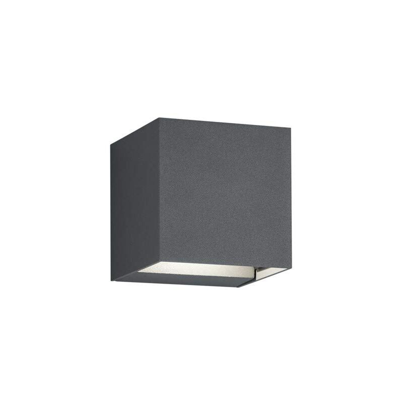 Leuchten adaja applique murale extérieure en aluminium anthracite 3 w - Trio