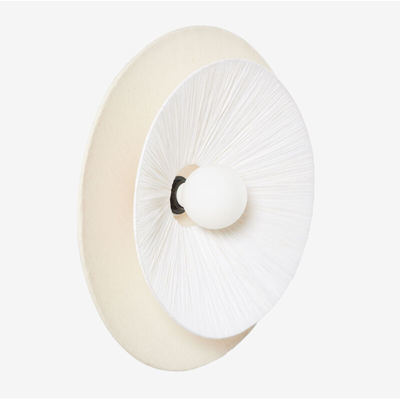 Applique Aislin en raphia Ø50 cm SKLUM Blanc Applique Aislin en raphia Ø50 cm SKLUM Blanc