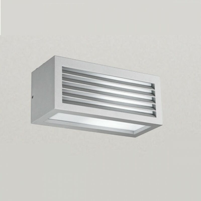 Image of G.e.a.luce - Applique alluminio gea led garo ges311 e27 led ip54 lampada parete moderno esterno