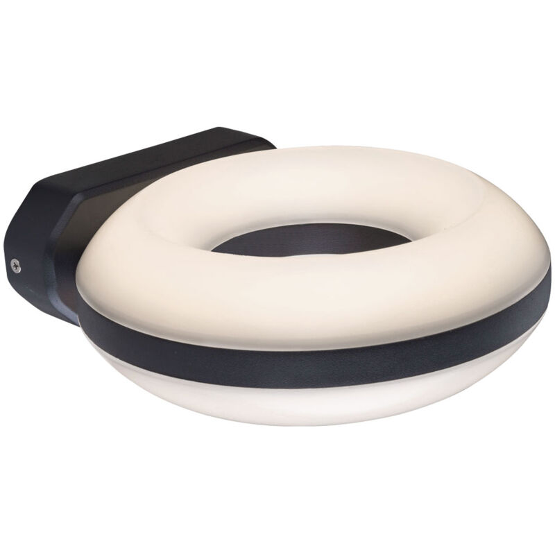 Applique d'extérieur led up down alu lampe annulaire spot de terrasse de jardin