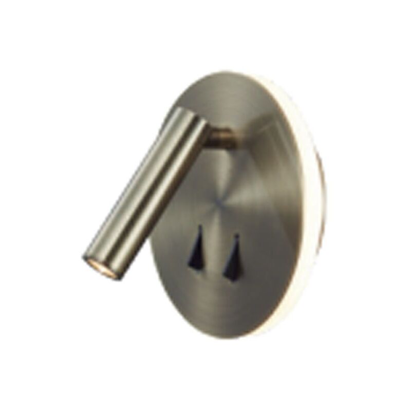 Inspired Lighting - Applique murale intérieure liseuse Led Cayman cuivre - Mantra