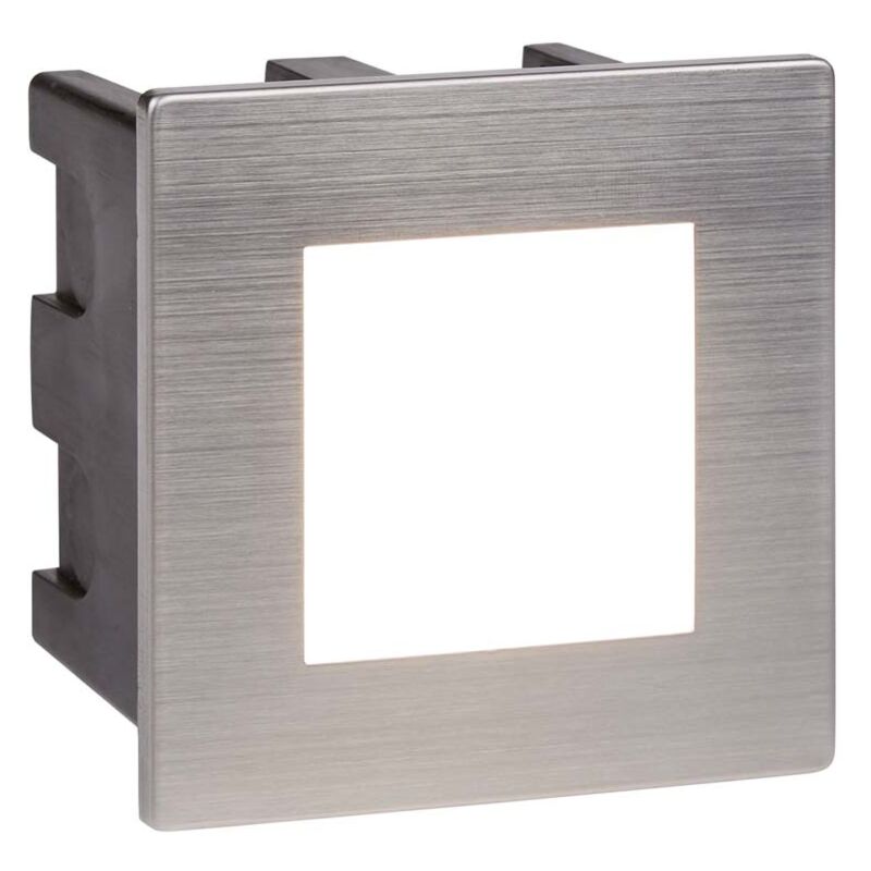 Lampe de projecteur à encastrer à LED éclairage de terrasse en acier inoxydable chromé pour chemin extérieur