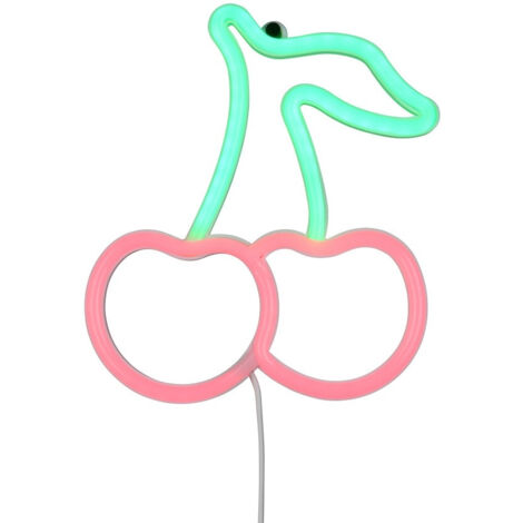 Applique, Applique LED murale Cerise Multicolore en Plastique, BOITE A DESIGN