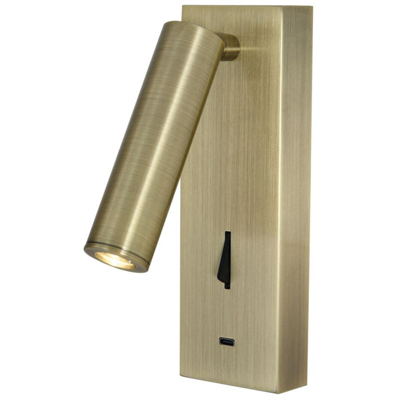 Applique, Applique led Tarifa usb-c Mantra Laiton en Metal Mantra