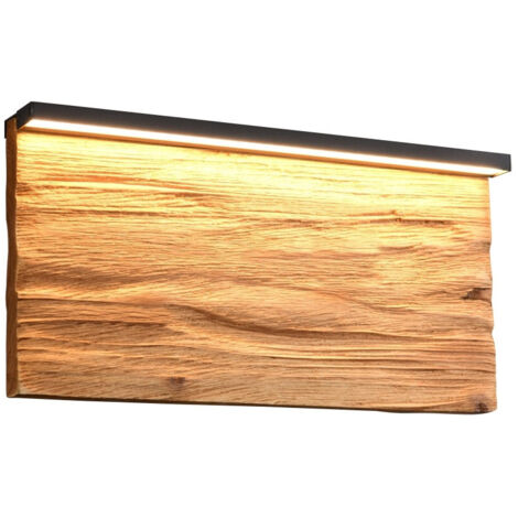 Applique, Applique murale design en bois 30 cm– Kalea Bois en Wood, TRIO