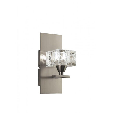 Applique, Applique zen 1L Mantra Satin nickel en Verre, MANTRA