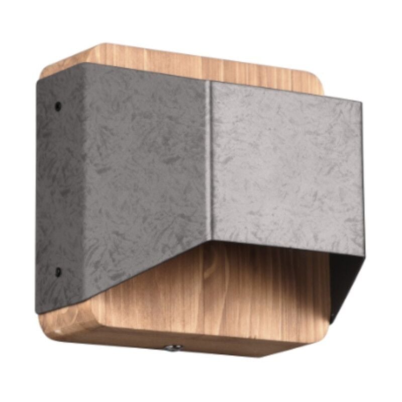 Trio - Applique Led murale intérieure bois et métal Arino