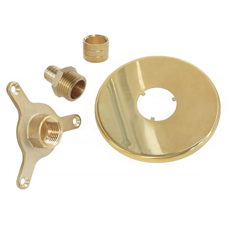 Applique arrosage laiton 16mm femelle 1/2 – Raccordement à sertir – Pression max 6 bar – Température 5° à 90°C