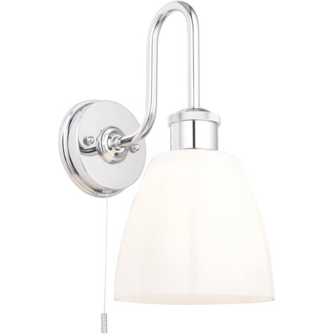 Applique bagno IP44 con tirante cromo E27 Piper Endon