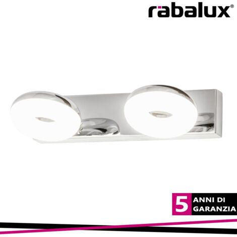 Applique bagno LED 2x5W cromo Beata 5717 Rabalux IP44