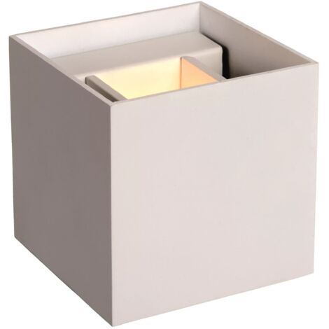 Applique bagno LED cubo bianco AXI 6W 2700K IP54 Lucide