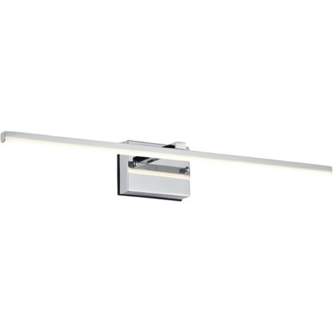Applique bagno moderna cromo sopra specchio Lowell LED 9W