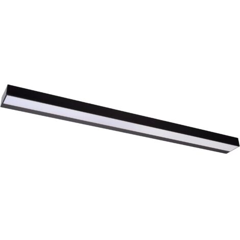 Applique bagno nera barra 90 cm Alexa LED 13W Lucide