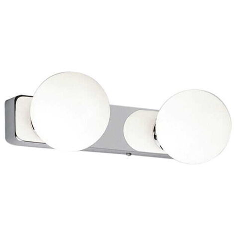 Applique bagno Nowodvorski Brazos cromo vetro IP44 2xG9