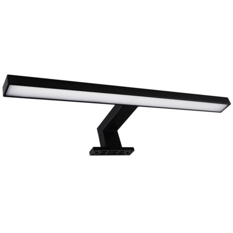 Applique bagno specchio LED 5W 4000K 30cm IP44 nera