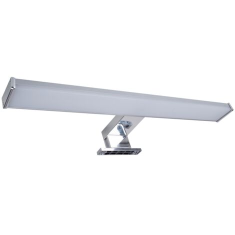 Applique bagno specchio LED 8W 4000K 40cm IP44 cromo