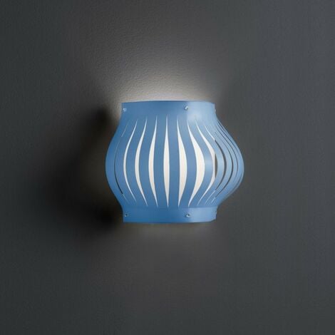 Applique Balcony Blu Pastello Cm. 33 x 17 x 25 h
