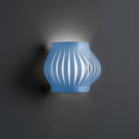 Applique Balcony Blu Pastello Cm. 33 x 17 x 25 h