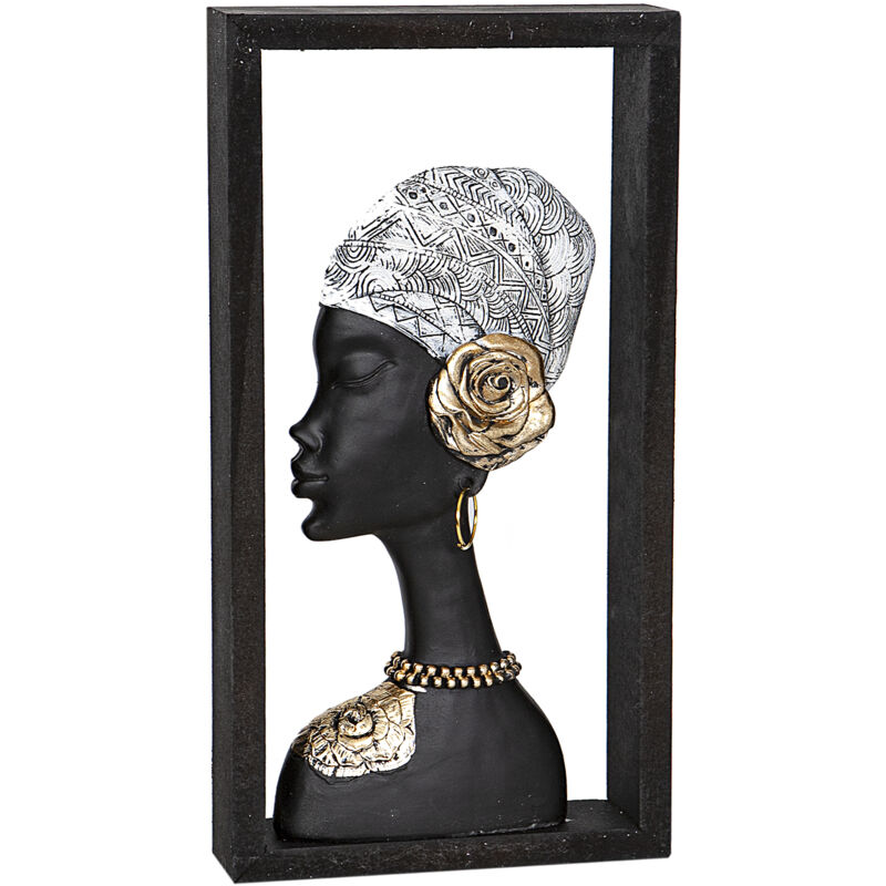 Buste Femme En Résine Dans Cadre Dm