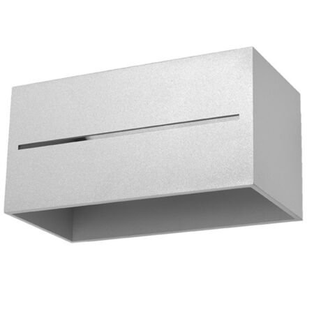 APPLIQUE BASALTE 2 G9 GRIS ALU LUMILO 05.279.29