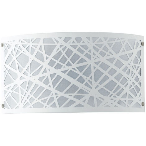 "Applique BATIK in acciaio bianco con decori a taglio laser"