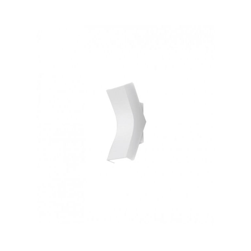 Leds · C4 - Applique Bend, aluminium et PPMA, laqué blanc - Blanc