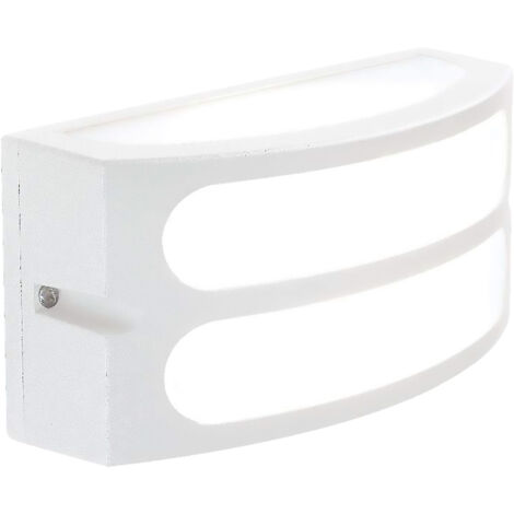 Applique bianco 22x8,5x10 cm E27 IP54