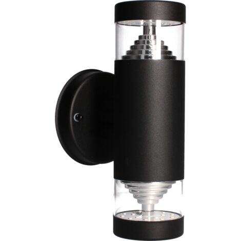 Applique bidirectionnelle extÃ©rieure LED CASTELLANE 9W - 1000lm - 3000K Noir