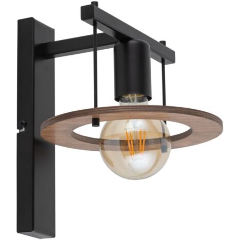 Applique boho nero/marrone Coffee E27 15W Sigma Lighting