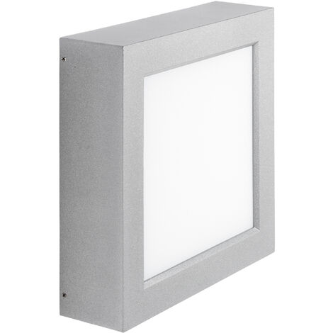 Applique BOX IP65 LED SMD AC 20W 2350lm CRI80 4000K Gris