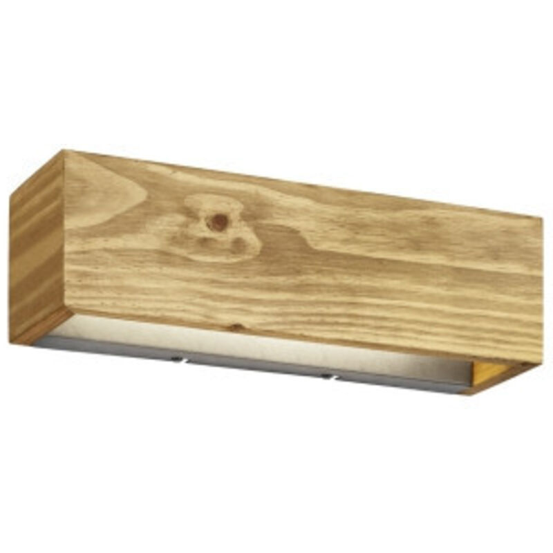 Applique Led murale intérieure bois rectangulaire Trio Brad