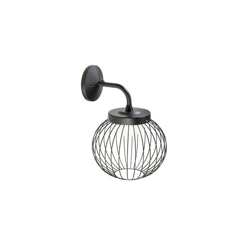 Applique cage 20W Led 4000K ligne noire