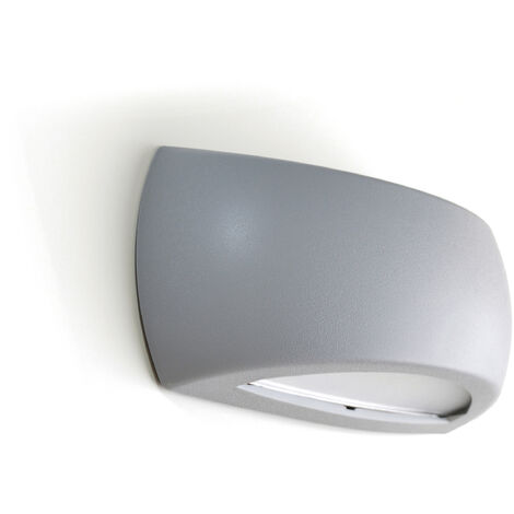 Applique CALM IP66 E27 LED Filament 6W 800lm 2700K up-down Gris