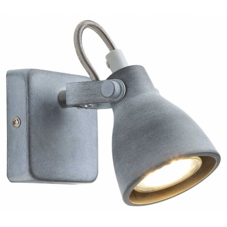 Applique Candellux ASH 91-64394 grigia GU10 1 luce orientabile