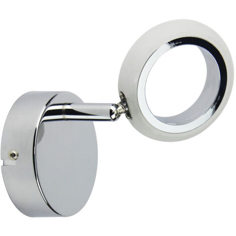 Applique Candellux Aurelion LED 4W 3000K chrome blanc