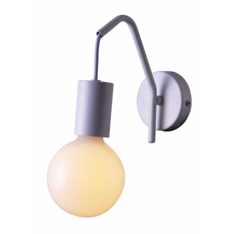 Applique Candellux Basso 21-70982 bianca E27 metallo loft