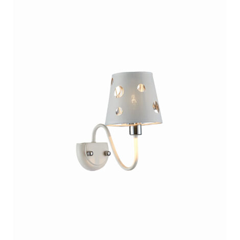Applique Candellux Batley bianca E14 1 luce 50401112