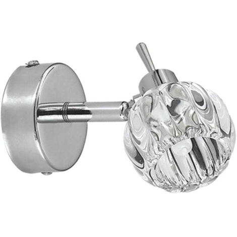 Applique Candellux Bombola chromée cristal 1xG9 intérieur