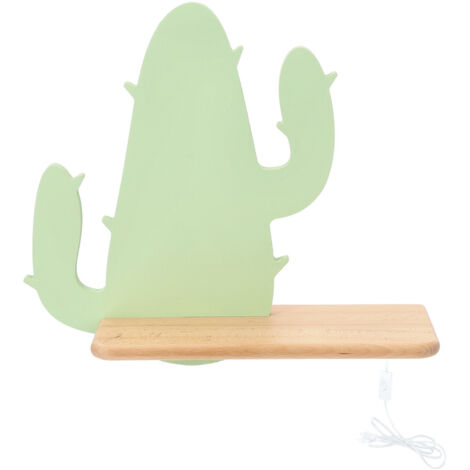 Applique Candellux Cactus verde/legno LED 4W 4000K